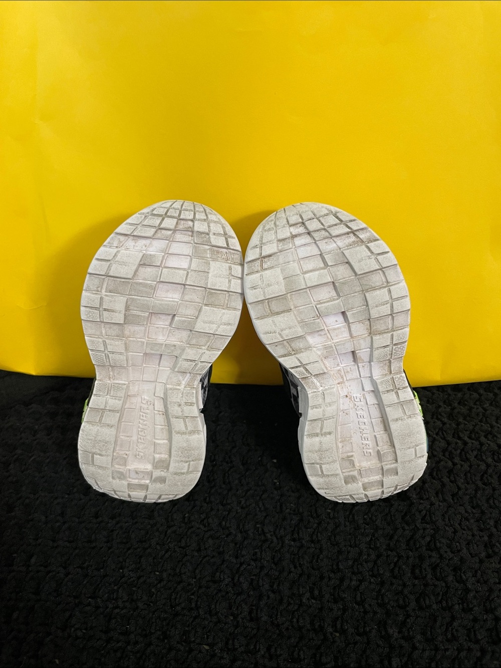 Skechers Kids Mega-Craft Black & Green Pixel Sneakers - Picture 5 of 7